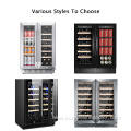 Small commercial undercounter beverage and wine cooler